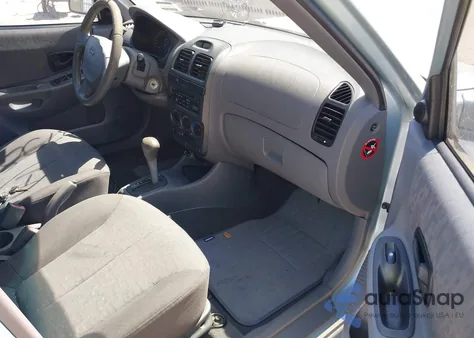 2005 Hyundai Accent Gls из США, поврежденный, VIN KMHCG45C55U614718